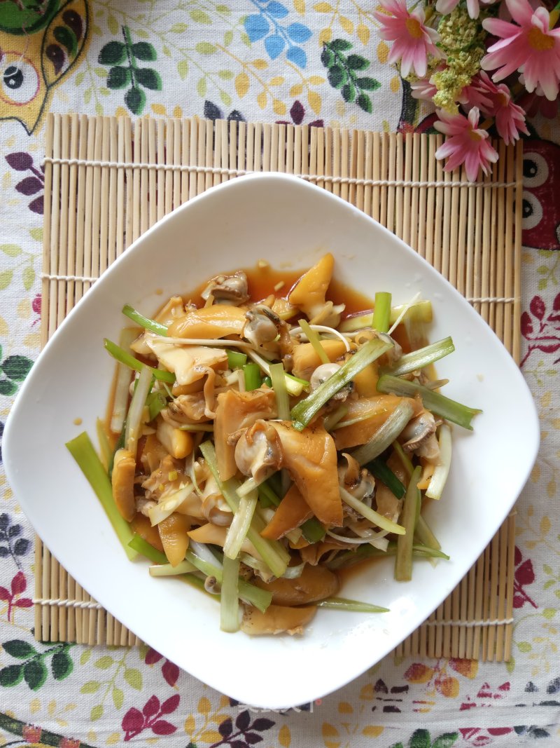 Fake Abalone with Scallions recipe