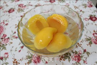 Yellow Peach Milk Sago recipe