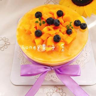 Mango Flow Heart Cheesecake recipe