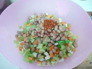 Celery and Peanuts Mixed with Dried Tofu recipe