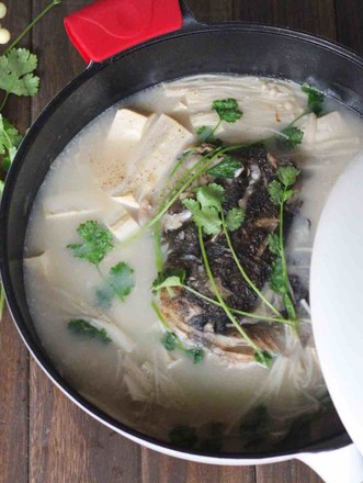 Fish Head Tofu Soup (jiuyang Light Luxury Wok)