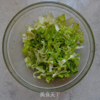 Lettuce Congee with Cured Lean Pork recipe