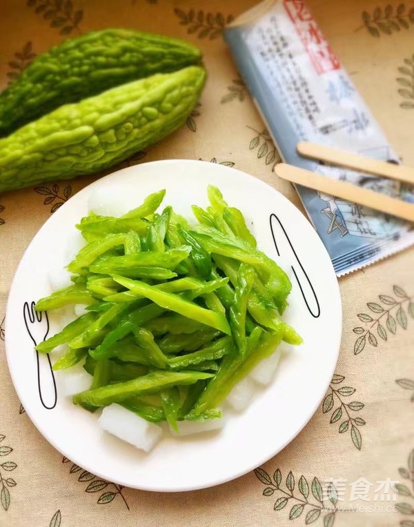 Bitter Melon with Popsicles recipe