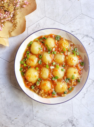 Crystal Potato Meatballs recipe