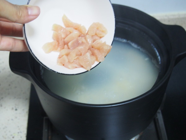 Chicken Tofu Congee recipe