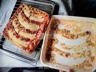 Flip Banana Cranberry Cake recipe