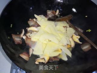 #蜡味#potato Chips with Bacon and Mushrooms recipe