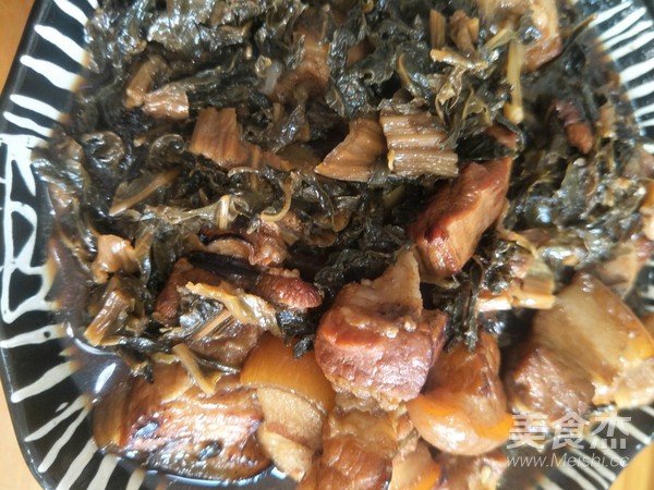 Braised Pork Belly with Dried Vegetables recipe