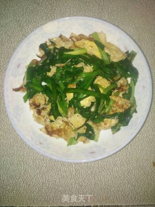 "kai Shou Vegetarian" Scrambled Eggs with Leek recipe