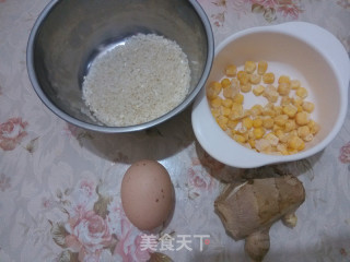 Corn Egg Porridge recipe