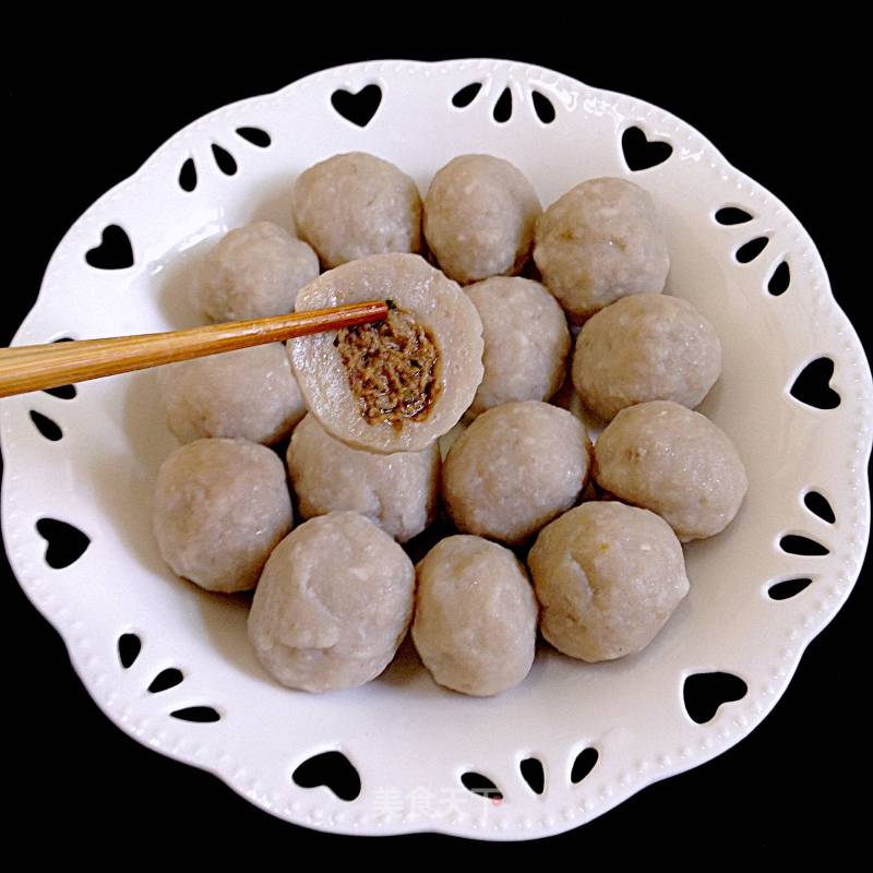 #trust of Beauty# Handmade Heart-wrapped Fish Balls recipe