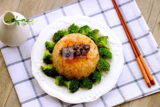 Sea Cucumber Rice with Abalone Sauce recipe