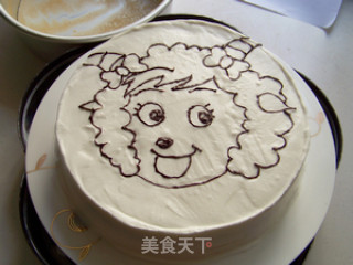 Beautiful Sheep Birthday Cake recipe