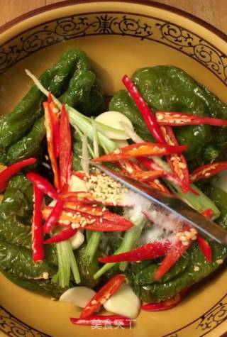 Tossed Green Pepper recipe