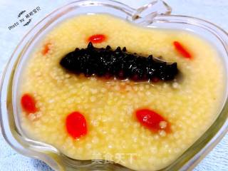 Millet Porridge with Sea Cucumber and Wolfberry recipe