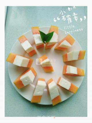 Halal Papaya Yogurt Jelly recipe