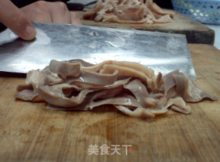 Stir-fried Scalloped Belly Slices recipe
