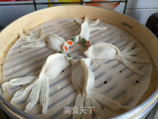 Goldfish Steamed Dumplings recipe