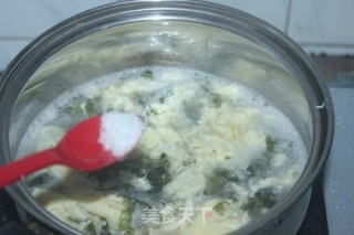 #蛋# Shrimp Seaweed Egg Soup recipe