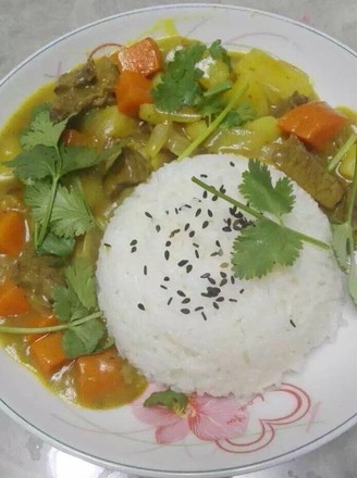 Curry Beef Brisket Rice recipe