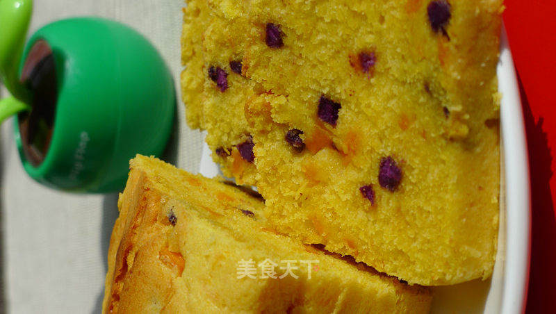 Purple Sweet Potato Pumpkin Ding Pound Cake recipe