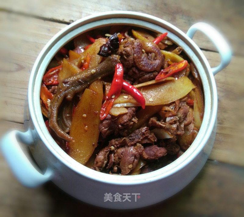 Braised Duck with Young Ginger recipe