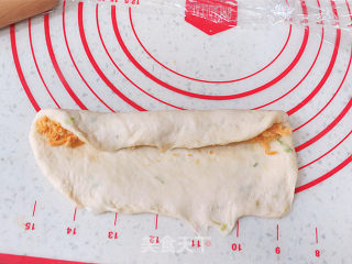 Savoury and Delicious ~【scallion Pork Loaf Braid Bread】 recipe