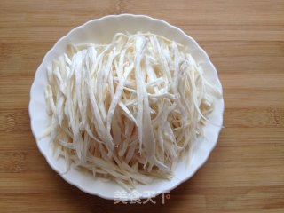 Shredded Eryngii Mushrooms in Cold Dressing recipe