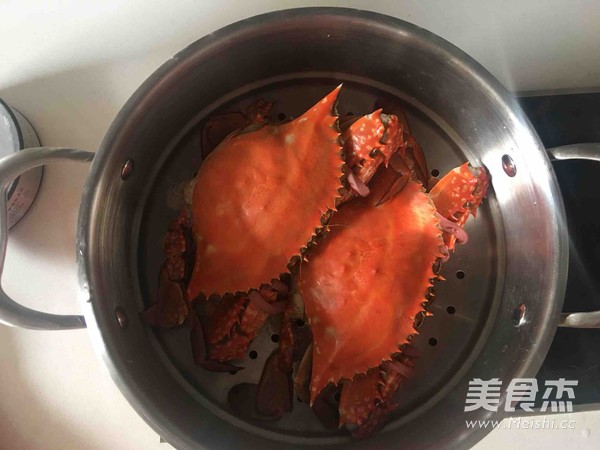 Steamed Swimming Crab recipe