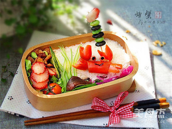 Little Crab Fun Bento recipe