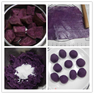 Purple Potato Butterfly Crisp recipe