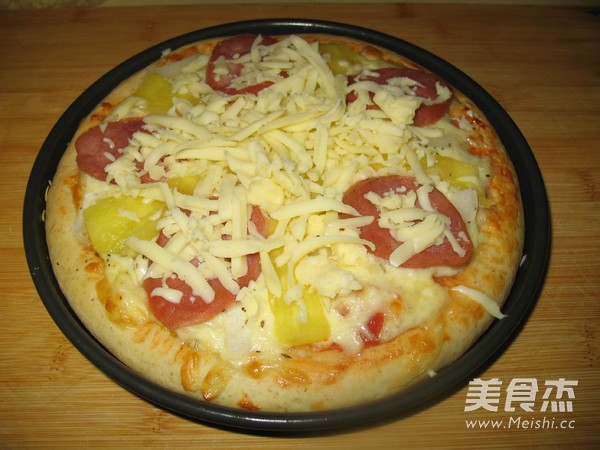 Sausage Pineapple Pizza recipe