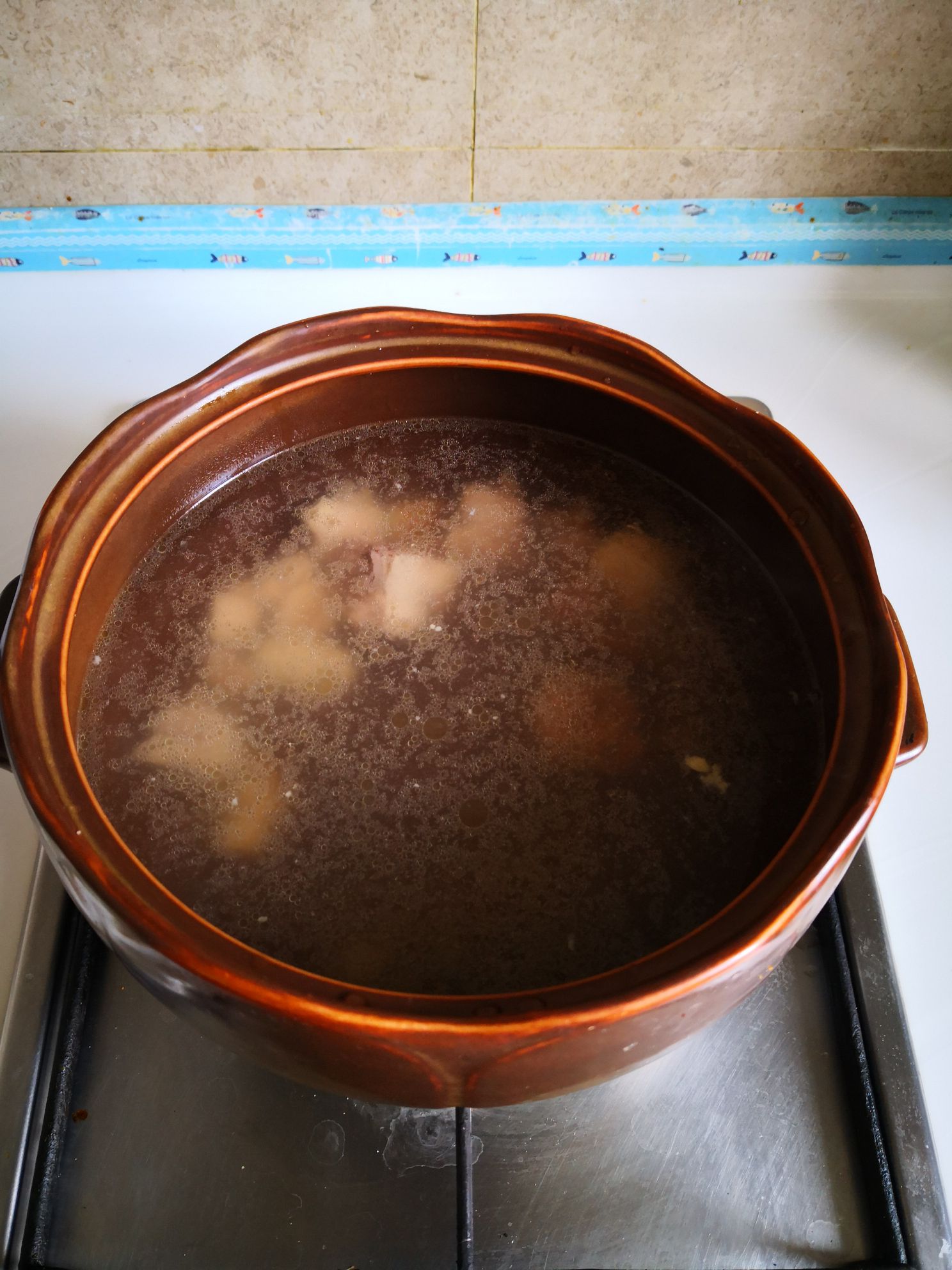 Chicken Soup Stewed Yam recipe