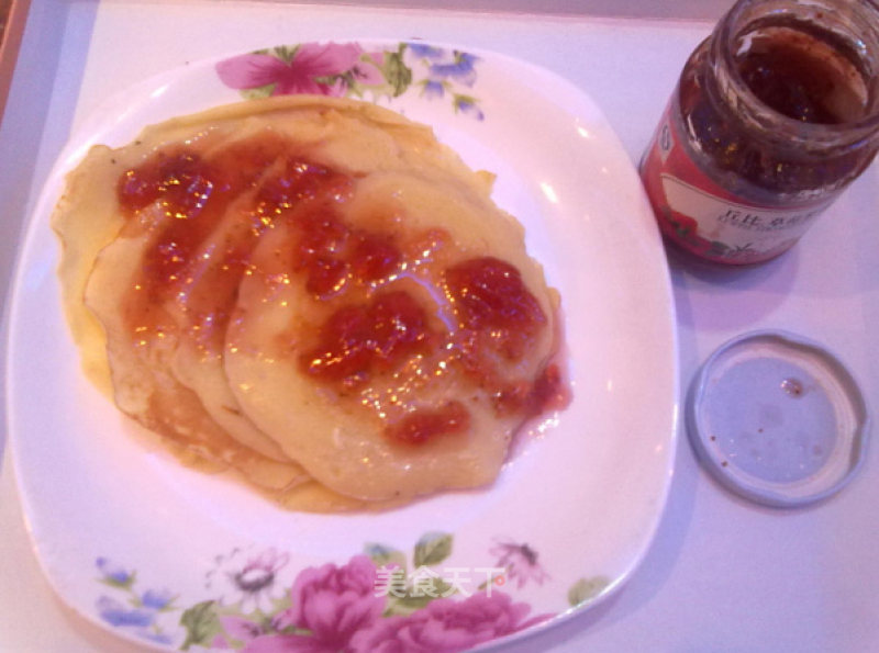 Strawberry Jam Pancakes recipe