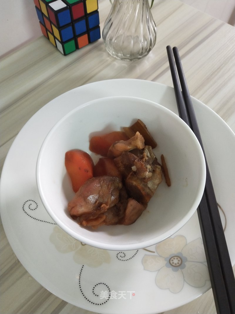 Braised Pork Ribs with Carrots recipe