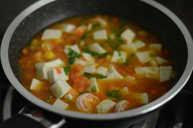 Shrimp Tofu Soup (complementary Food) recipe