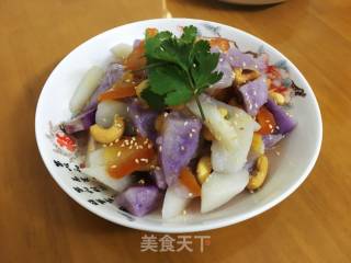 Braised Purple Potato Yam recipe