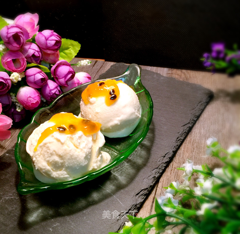 Passion Fruit Yogurt Ice Cream recipe