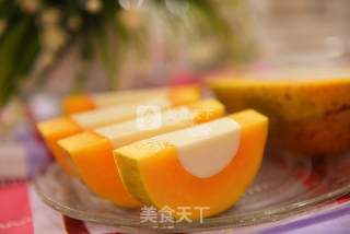 Simple Casual Dessert-papaya Milk Jelly recipe