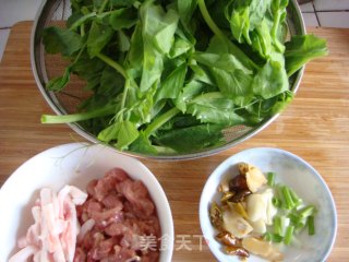 Fried Pork with Bean Point recipe