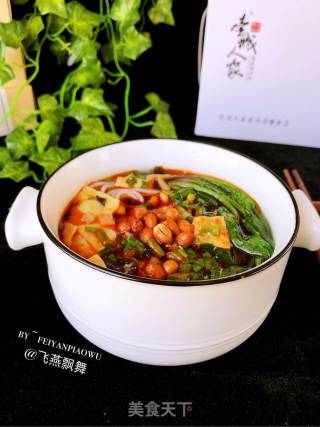 A Pot of Family ~ Hot and Sour Snail Noodles recipe