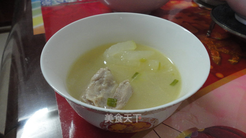 [fatty Mom's Delicious Notes]-lazy Version of Winter Melon Pork Ribs Soup recipe
