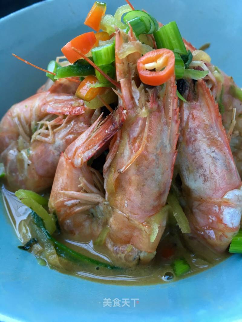 Stewed Shrimp with "radish" Shredded Carrot recipe