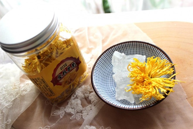 Golden Silk Chrysanthemum Rock Candy Drink recipe