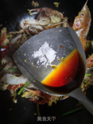 Braised Three-eyed Crab in Oil recipe