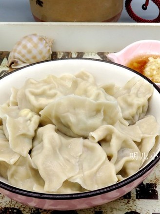 Loofah and Scallop Dumplings recipe