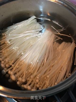 Boiled Enoki Mushroom recipe