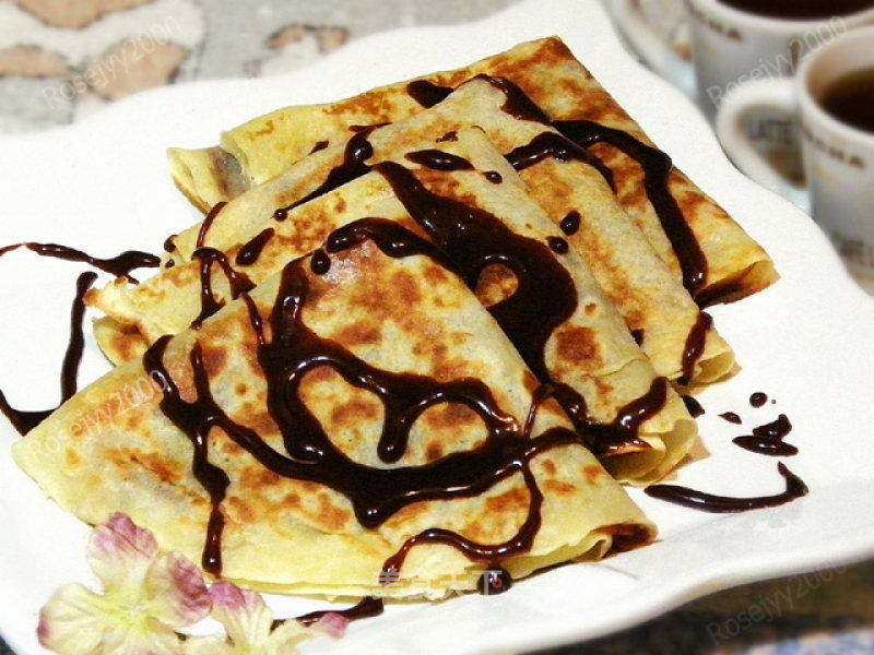 Home Edition Apple Stuffed Crepes