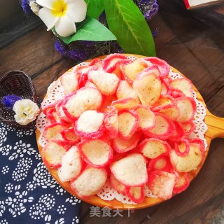 Fried Taro Orchid Chips recipe