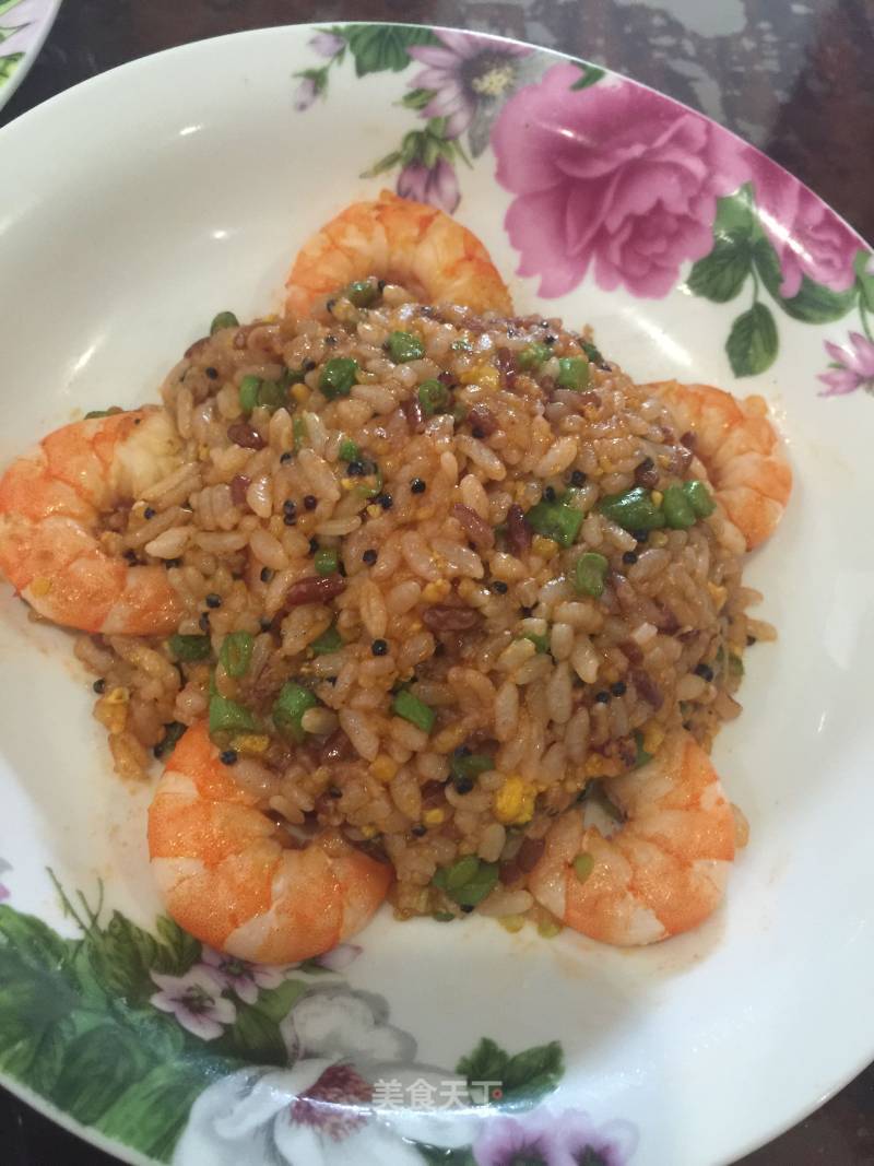 Colorful Shrimp Fried Rice recipe